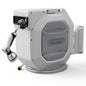1/2" x 100 FT Heavy Duty Retractable Garden Hose Reel, Grey - color: Grey, size: 1/2" 100 FT
