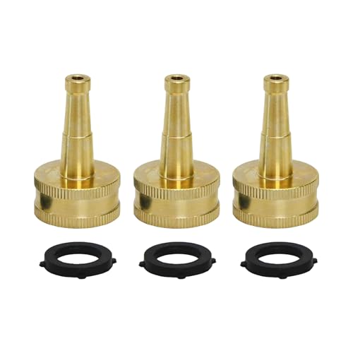 Suntai Solid Brass Jet Sweeper Jet Nozzle, 3 Pack