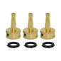 Suntai Solid Brass Jet Sweeper Jet Nozzle, 3 Pack