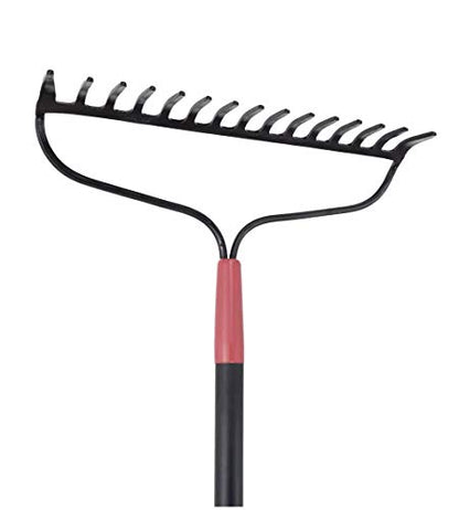 Razorback 63141 Union 16" Forged Bow Rake, 15 tines w/ 60" Ash Handle