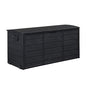 VINGLI 75 Gallon Weatherproof Outdoor Storage Box, Black - color: Black