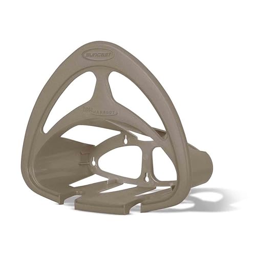 Suncast 2 Pack Hangout HH150 Outdoor Wall Mounted Durable Resin Garden Hose Holder with Accessories Shelf, Designed for 150 Foot Garden Hoses, Taupe - size: 2 Pack