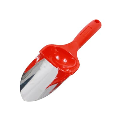 Hand Trowel Ergonomic Gardening Digging Planting Tool - color: red round head