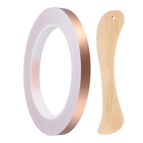 Copper Foil Tape 0.39" x66FT Single Conductive Adhesive Tape - size: 0.39 Inch x 66 FT