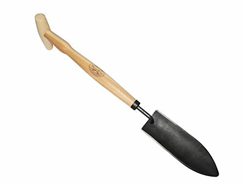 DeWit Transplant Trowel with P-Handle - style: P-Grip Handle