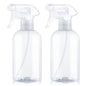 Spray Bottles 2Pack 10oz Plastic Squirt Bottles Water Spray Bottle - color: Transparent