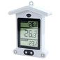 Brannan Digital White Greenhouse Thermometer – Stylish Weatherproof Max Min Thermometer to Monitor Maximum and Minimum Temperatures In a Garden Greenhouse Indoor Room Home Growroom Easily Wall Mounted