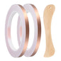 2pcs Copper Foil Tape 0.31" x66FT Single Conductive Adhesive Tape - size: 0.31 Inch x 66 FT