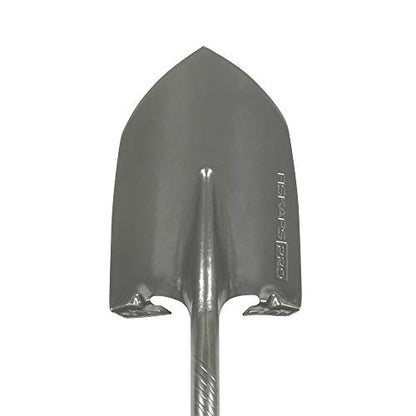 Fiskars 44" Pro Garden Shovel, Heavy Duty Gauge Steel Spade with Sharpened Edge for Digging and Turning Soil, Gardening Tool with Ergonomic Aluminum D-Handle