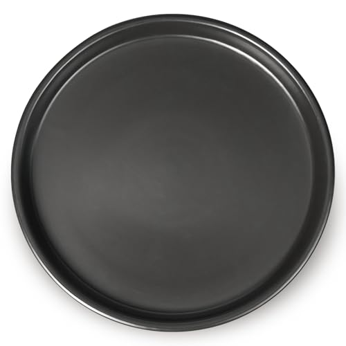 Flower Pot Saucer 12 Inch - Ceramic Plant Saucer for Outdoors Plant Drip Tray for Pots Indoor No Holes Large Plant Dishes to Catch Water Decorative Plant Drainage Tray Black - color: Black, size: 12 Inch (1 Pack)