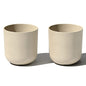 Veradek Mason Series Lima Planter - Large Round Outdoor Planter - color: Sand, size: 10 inches - 2 Pack