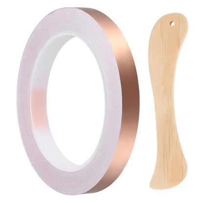 Copper Foil Tape 0.47" x66FT Single Conductive Adhesive Tape - size: 0.47 Inch x 66 FT
