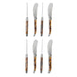French Home Laguiole 8-Piece Tortoise Shell Spreader Set - style: Tortoise Shell