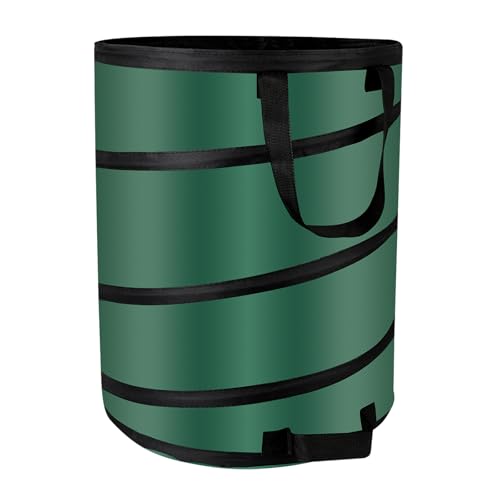 27 Gallons Pop Up Outdoor Camping Trash Can Recycle Bin Leaf Bags - size: 27 Gallons-1Pcs