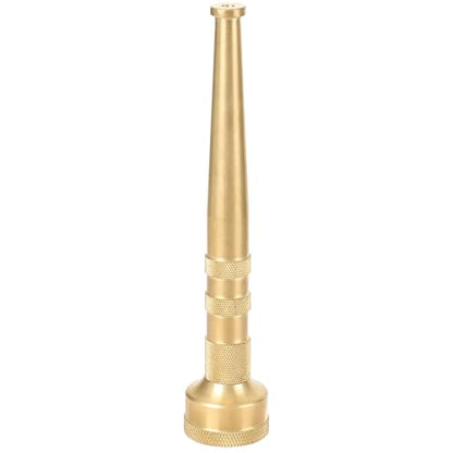 STYDDI 6" Brass Garden Water Hose Nozzle, Jet Stream Hose Nozzle with 3/4-Inch, 7 GPM 80 PSI, High Pressure Super Sweeper Nozzle For Clean Patios, Driveways, Sidewalks, Yard, Vehicles, Deck