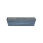 Achla Designs Galvanized Window Flower Box Planter-Nantucket Blue-Small (22" L x 6" W x 5" H) - color: Blue, size: Small