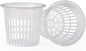6 inch Orchid Pots | Heavy Duty Net Pots Round Cups - Wide Rim Design • Hydroponics Slotted Mesh (Cz All Star Net Pots – 10 Clear)