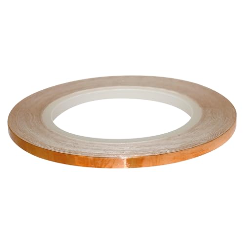 J.V. Converting JVCC Copper Foil Tape, 1/4 in. x 36 yds. (Copper)