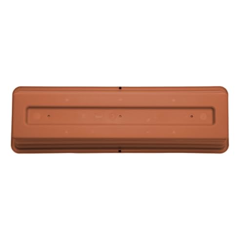 Bloem Dura Cotta 24" Plastic Window Box Planter, Terra Cotta, 3-Pack - color: Terra Cotta, size: 24" (Pack of 3)