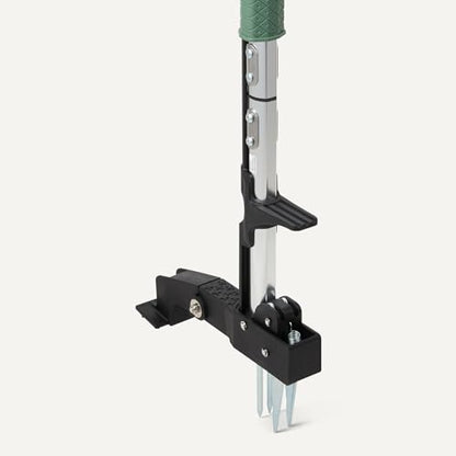 Amazon Basics Stand Up Weed Puller for Garden and Backyard, 4 Claw, 39.61", Black/Olive - style: Weed Puller