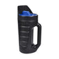 Adjustable Handheld Seed Shaker – Hand Spreader - 90oz Capacity Multi-Purpose Spreader for Fertilizer, Grass Seed, Ice Melt & Lawn Care - color: Blue