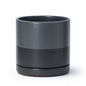 D'vine Dev 8 Inch Ceramic Planter Pot, Slate, 94-O-D-5 - color: Slate, size: Medium