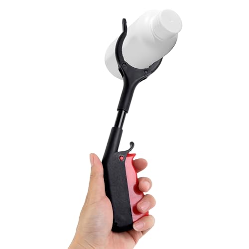 Trash Grabber Reacher Tool, 11inch 360° Rotating Jaw, Anti-Slip Grip