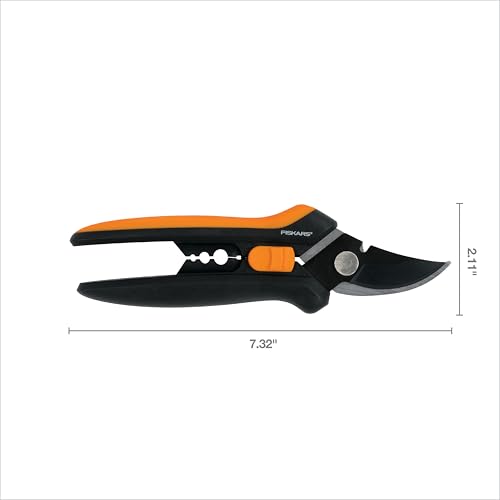 Fiskars Floral Bypass Pruning Shears, Garden Clippers for Deadheading, 10.75 x 3.88 inches (Pack of 6) - style: Floral Pruner (Pack of 6)