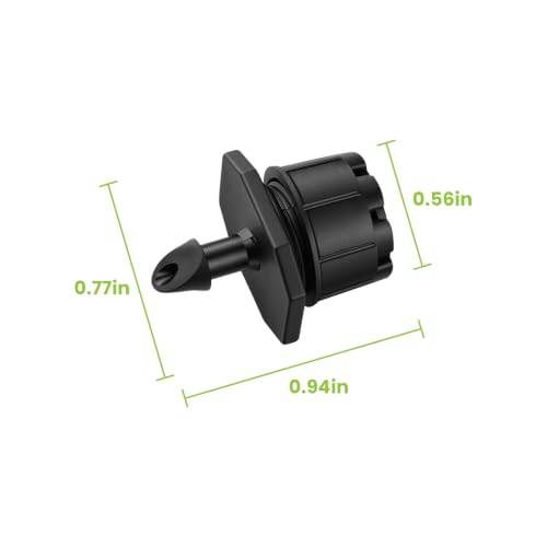 Adjustable Drip Irrigation Emitters for Raindrip 157005B,10 Pcs