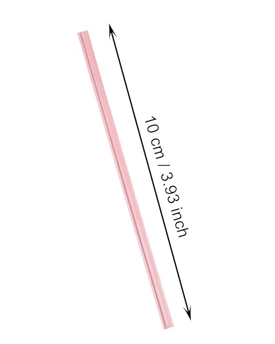 ONLYKXY 120pcs Kraft Paper Twist Ties Plant Ties 4inch Reusable Bread Twist Ties Cake pop Ties Cable Ties Candy Ties for Bags (Light Pink) - color: Light Pink