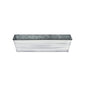 Achla Designs Galvanized Window Flower Box Planter-Cape Cod White-Small (22" L x 6" W x 5" H) - color: White, size: Small