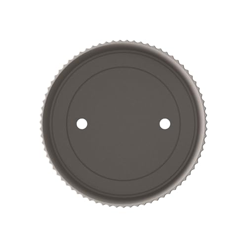 Mayne Haven 12in Round Fluted Modern Planter, Chai - color: Chai, size: 12in
