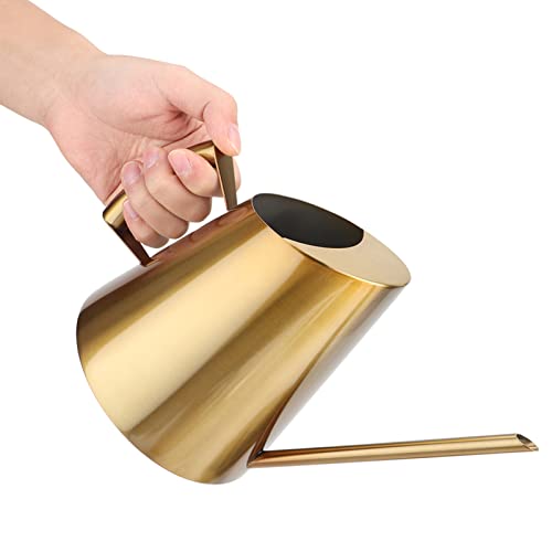 Gold Watering Can 1500ml Stainless Steel Cans Indoor Plants
