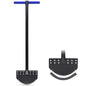 One-Piece 40in Manual Edger Lawn Tool with Spring Steel Blade - size: 40" One-piece