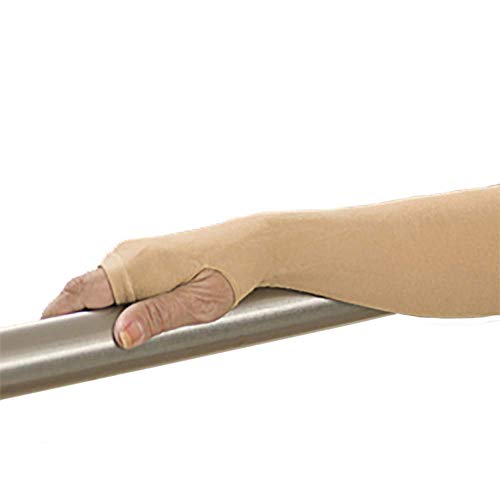 Prevent Products, Inc Elderly Skin Protector, Thin Skin & Tear Protective Arm Sleeve - Made in USA (One Pair) - color: Beige, size: Medium (1 Pair)