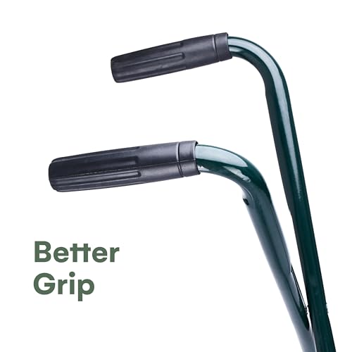 2wayz | Garden Leaf Grabber - Leaf Picker Removal Tools - Garden Leaf Scoops - Leaves Collector with Curved Claws - Strong Steel Handles - Lawn Rake Tool - 35'' x 20'' (Green)