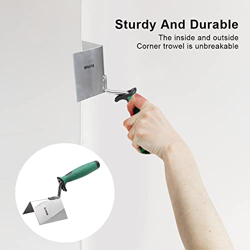 Drywall Corner Tool - Outside Corner Trowel Stainless Steel - size: external