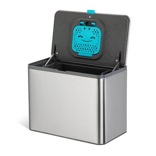 Home Zone Living Kitchen Compost Bin with CleanAura Odor Control