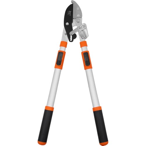Zenport LRT11 Telescopic Ratchet Anvil Lopper, 23.5-Inch to 35.8-Inch, Box of 12
