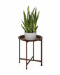Bamworld Metal Plant Stand 15 (Brown) - color: Brown