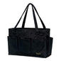 Tool Pouch, Heavy Duty 16oz Waxed Canvas Tool Bag, Rectangle Foldable Open Top Tool Bags with Handles, 10 Pockets | 15.5 x 7.5 x 10.5 Inches - color: Black, size: 15.5 Inch