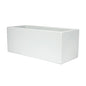 Brisbane Rectangle Fiberglass Planter Box (L:30" x W:10" x H:10", Matte White) - color: Matte White, size: L:30" x W:10" x H:10"