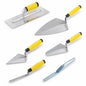 6-Piece Masonry Tool Set, Carbon Steel Bricklaying Tools