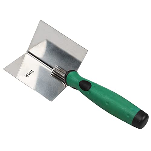 Drywall Corner Tool - Inside Corner Trowel Stainless Steel - size: internal