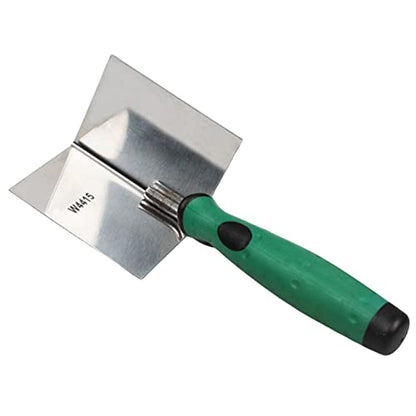 Drywall Corner Tool - Inside Corner Trowel Stainless Steel - size: internal