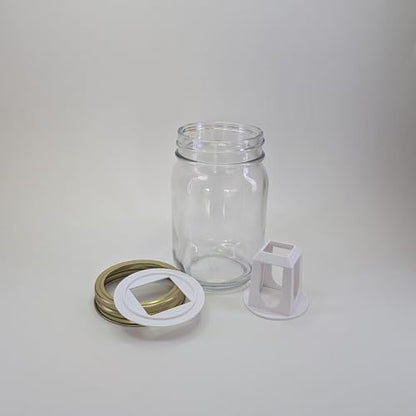 Grow Cubes for Hydroponic System/Compatible with Gardyn (10 Grow Cubes + 10 Regular Mouth MJ Adapters) - style: 10 Grow Cubes + 10 Regular mouth MJ Adapters