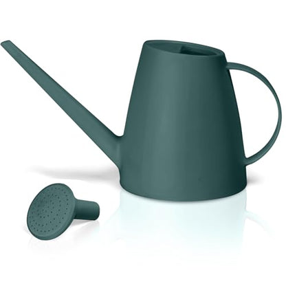Plastic Watering Can for Home Plant Garden1/2 Gallon Blackish Green - color: Blackish Green