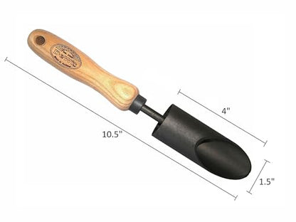 DeWit Crocus Bulb Planter – Hand Tool for Easy Small Bulb Planting, Tempered Boron Steel with Ash Hardwood Handle