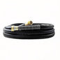 5/8" Garden Hose 20ft, -40℉ To 190℉ Hot/Cold Rubber hose, Black - color: Black, size: 20Ft