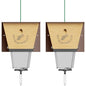 Ultimate Pro Outdoor Carpenter Bee Trap by Best Bee Brothers, Brown 2-Pack - color: Brown, size: 2 Pack
